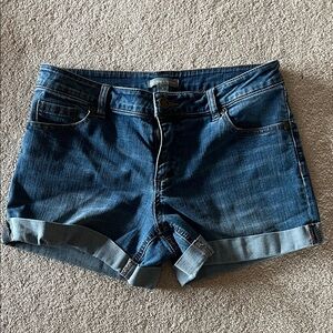 New York & Company Dark Blue Jean Shorts